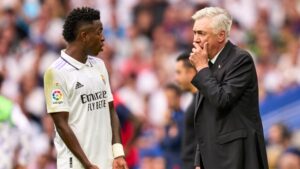 Vinicius ‘used to’ racism in Spain, says Madrid coach Ancelotti