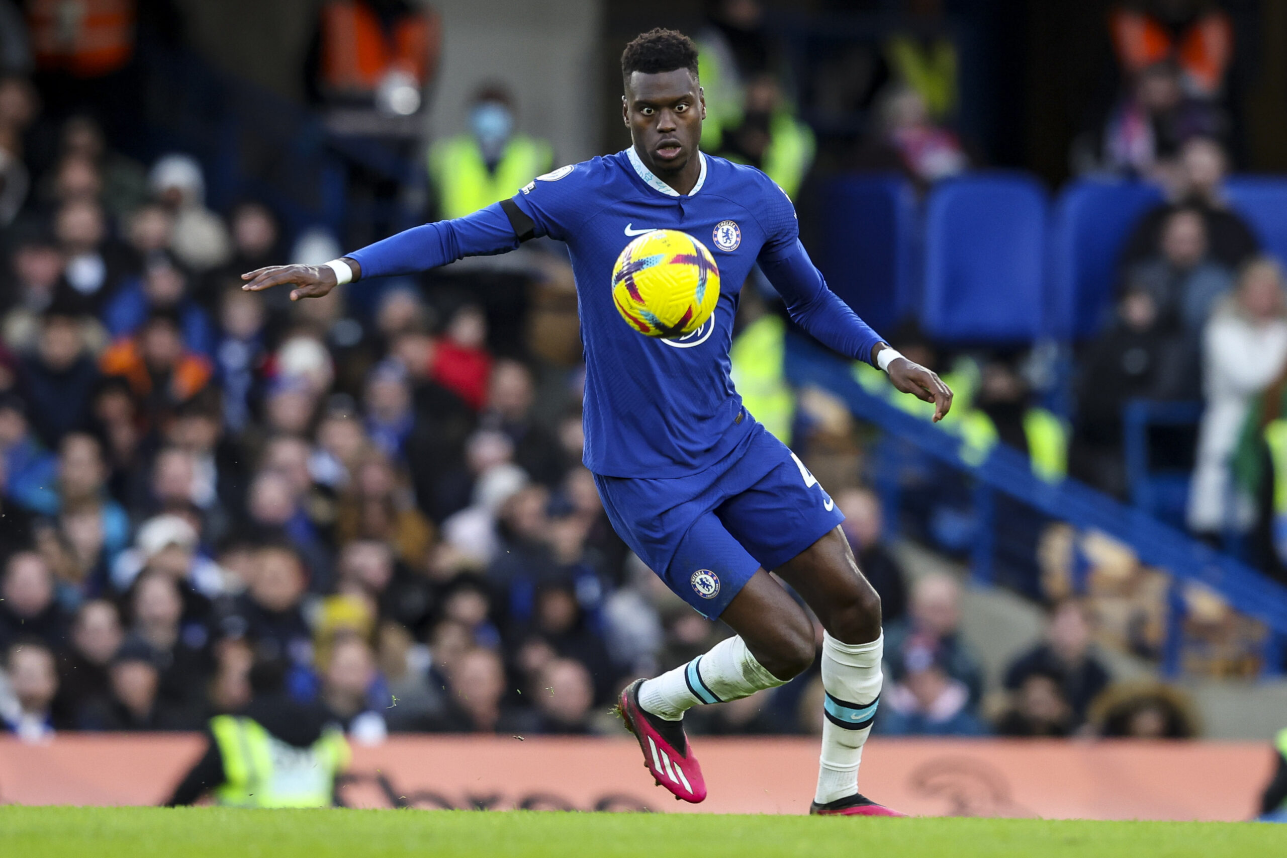 Benoit Badiashile scored the opener as he made his first appearance of the season in Chelsea's 2-0 Carabao Cup triumph over Blackburn at Stamford Extension.