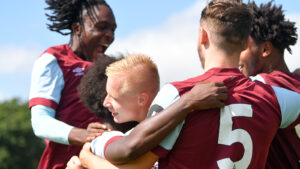 Umolu scores three goals as the U18s defeat Leicester City 5-0.