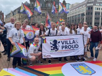 Aston Villa is a proud supporter of the Rainbow Laces