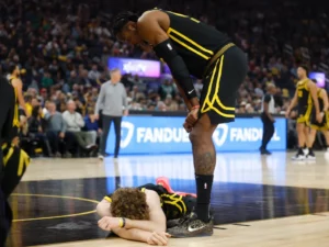 Warriors' Brandin Podziemski drops bold promise after scary injury vs. Celtics