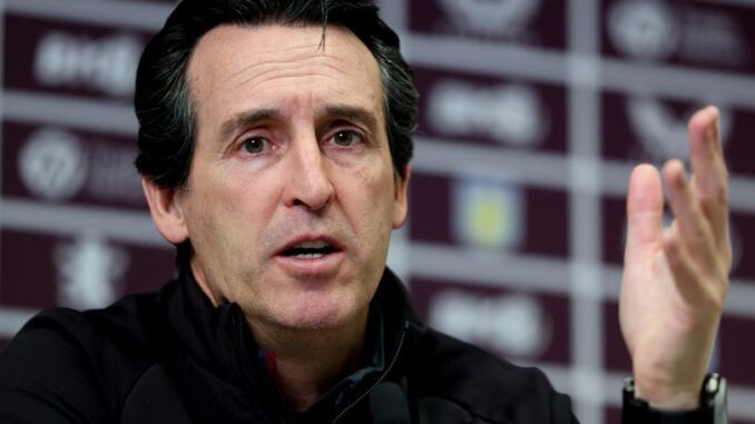 Aston Villa told 'the only way' Unai Emery could replace Erik ten Hag at Man Utd