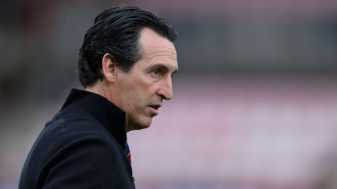 Emery says "seven teams" have a greater chance than Aston Villa, adding, "We are not contenders."