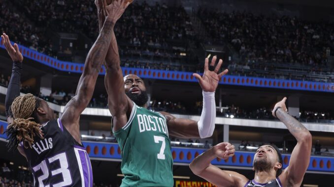 Sizzling Celtics bounce back behind balanced scoring, dominate Kings 144-119