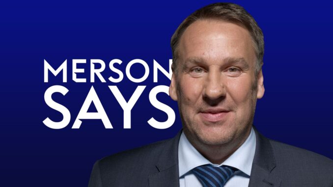 Paul Merson thinks he would be "shocked" if Everton ended the season without winning anything.