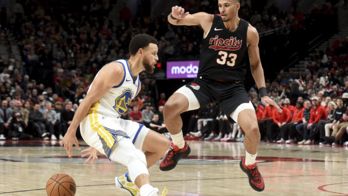 Warriors aim for third win this month over Blazers