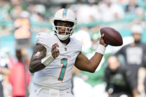 Cowboys hoping to slow down Tagovailoa, high-flying Miami offense when they visit Dolphins