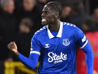 Man Utd plotting £48m winter transfer swoop for Everton midfielder Amadou Onana after rapid Casemiro decline - but will face stiff competition from Barcelona