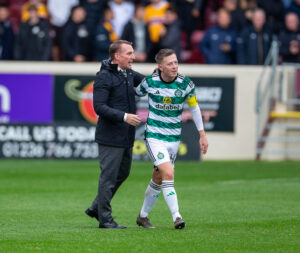 Forgotten man Gustaf Lagerbielke sends 2-word message to Celtic midfielder after win over Dundee