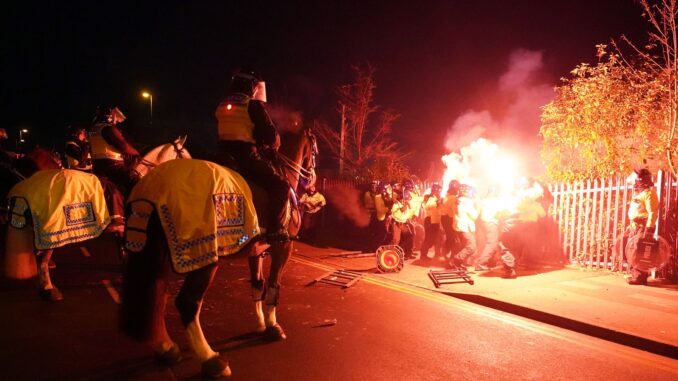 In response to fan violence at Legia Warsaw, Aston Villa files a complaint with UEFA