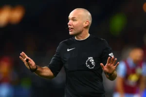 The referee that Jurgen Klopp criticized is now scheduled to work VAR for Everton vs. Aston Villa.