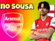 ARSENAL LEFT-BACK LINO SOUSA WILL JOIN ASTON VILLA