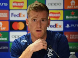 Rangers' Michael Beale and Steven Gerrard respond to Steven Davis' growth at Ibrox today