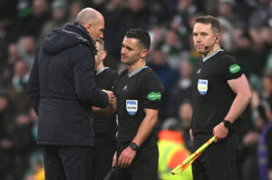 Rangers told to forget Willie Collum demand over Celtic penalty row as ex-ref says 'it's not up you'