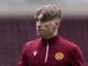 Adam Montgomery is severely injured during his loan from Motherwell.