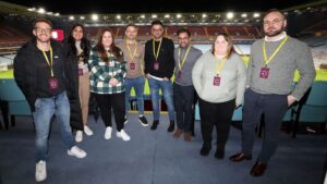 Customized flags for six fan groups were unveiled at Villa Park as part of the team's ongoing collaboration with the Fans for Diversity initiative. 