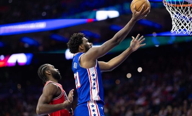 how Joel Embiid scores a triple-double in exchange as the Sixers defeat the Bulls