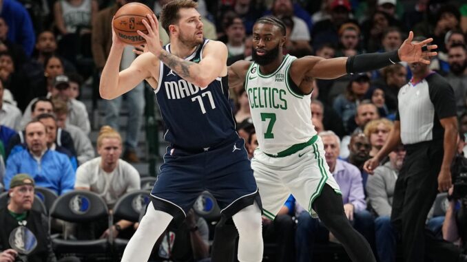 Jaylen Brown outduels Luka Doncic in Celtics win over Mavericks