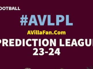 League Table for AVLPL Predictions: Game Week 20