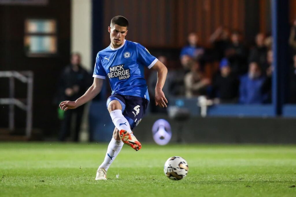 Ronnie Edwards, a young player for Peterborough United