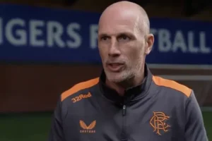 Manager says there are "on the right track" negotiations about a £4 million guy joining Rangers.