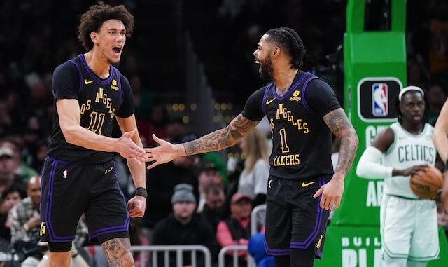 Lakers News: Austin Reaves & D’Angelo Russell Praise Jaxson Hayes For Effort Against Celtics