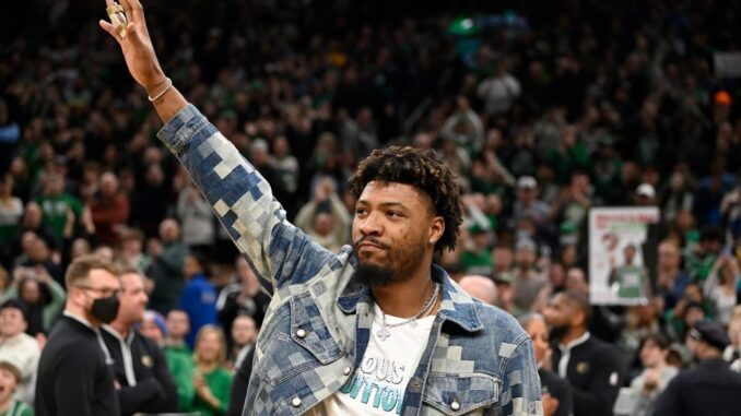 Marcus Smart is happy for the Celtics as the Grizzlies are losing because to injuries.