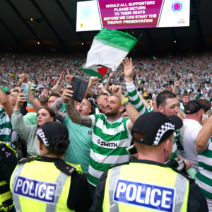 Breaking: See what the Police did to Scottish Cup final fan
