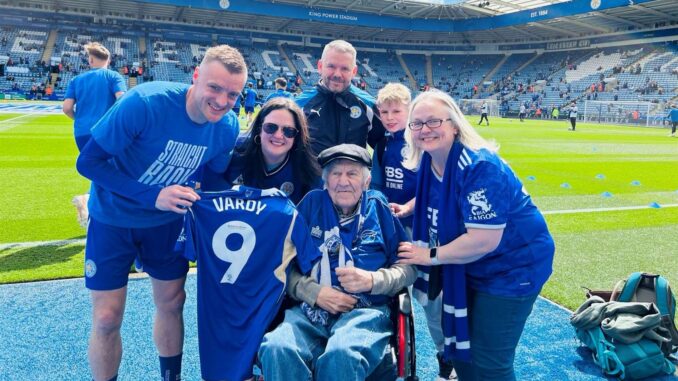 Leicester City fan meets Enzo Maresca and Jamie Vardy in VIP day thanks to Rutland care home